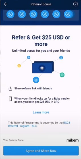 1. Make Money With The Crypto.Com App Joining Bonus.