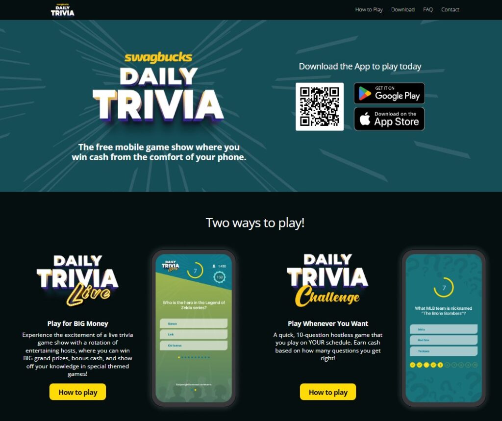 2. Real Money Winning Apps is Cash Trivia apps
