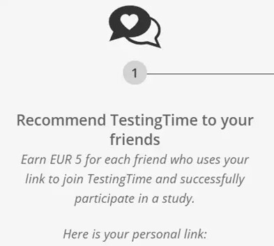 2. Make Money By Testing Time Referral Program.