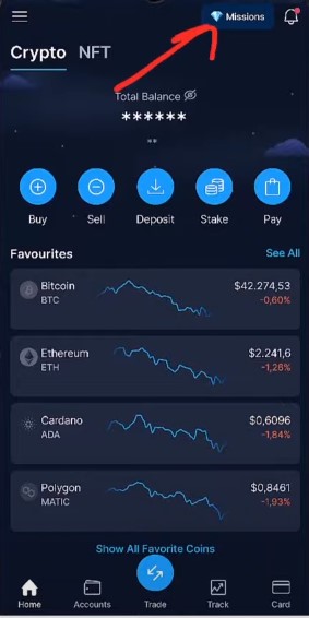 4. Make Money With The Crypto.Com App Missions.