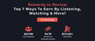 Rewardy.Io Review - Top 7 Ways To Earn By Listening, Watching & More!