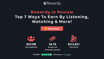 Rewardy.Io Review - Top 7 Ways To Earn By Listening, Watching & More!