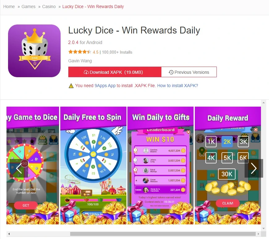 What is Lucky Dice App?
