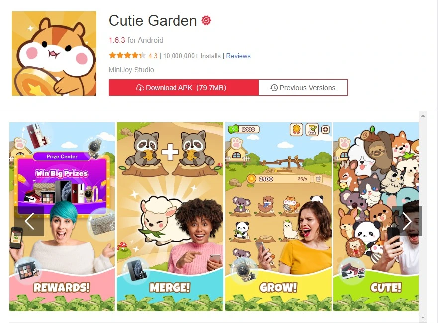 Cutie Garden APP Review
