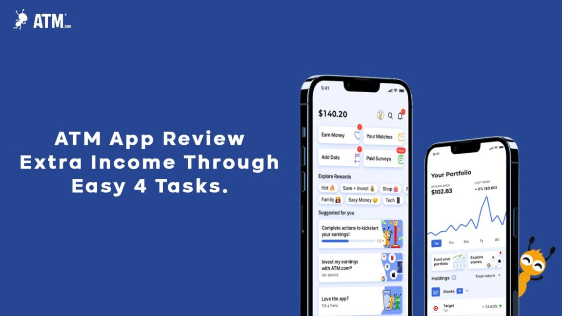 ATM App Review Extra Income Through Easy 4 Tasks