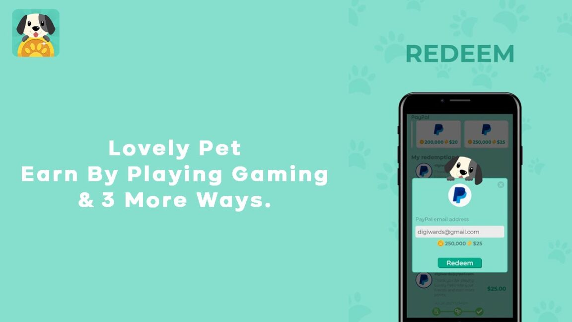 Lovely Pet: Earn By Playing Gaming & 3 More Ways