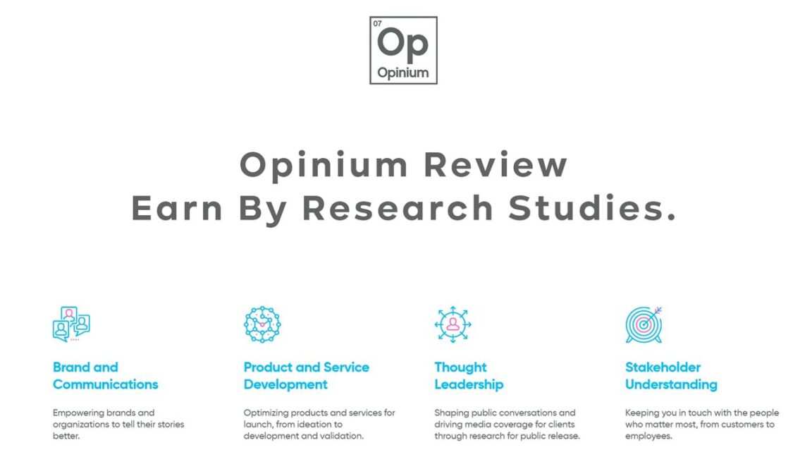 Opinium Review Earn By Research Studies in 2024