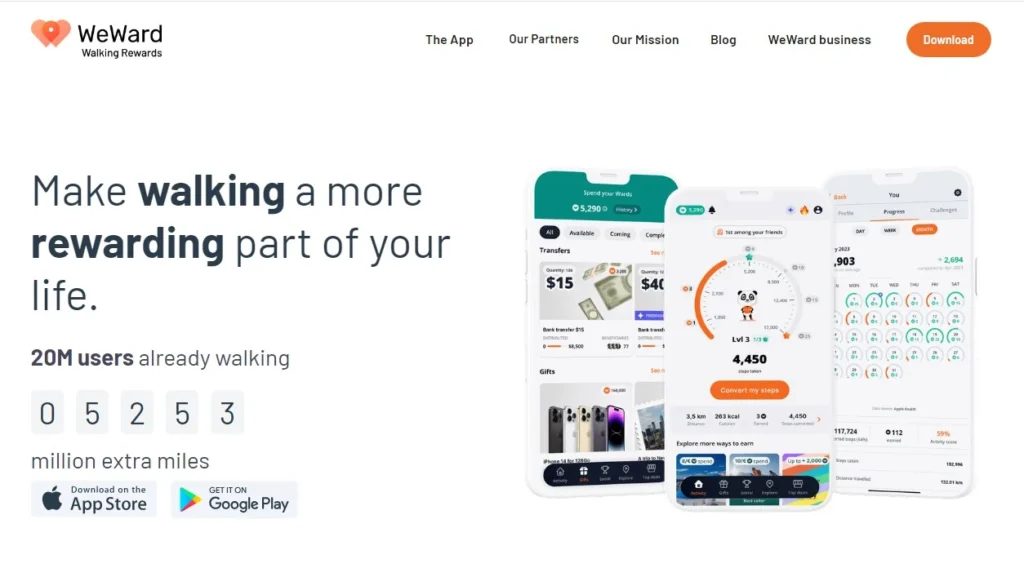 WeWard: A Path to Earn Rewards for Your Everyday Activities.