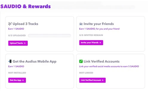 Audius: Where you can Earn Crypto by listening and Streaming Music.