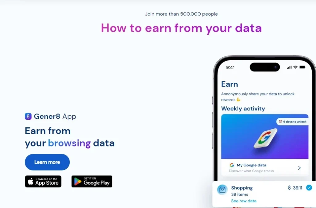 Make money by Gener8 App