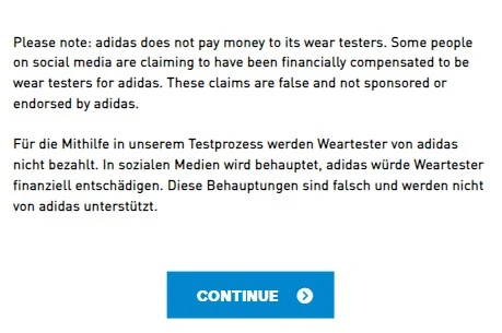 How Do You Get Paid Form Adidas Product Testing?