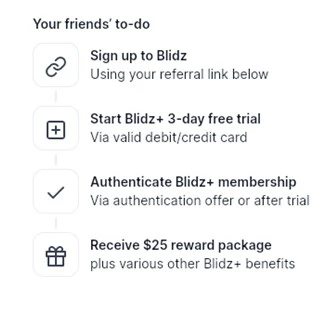 5. Make Money By Referral Program From Blidz App