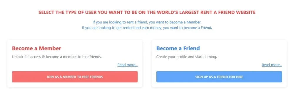 How To Join RentAFriend?