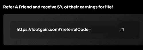 Make Money By Lootgain Referral Program