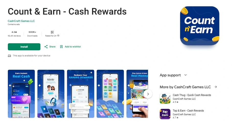 Is Count and Earn a Scam or a Real Earning App?